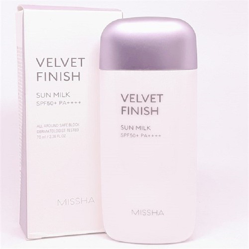 MISSHA Velvet Finish Sun Milk SPF50+/PA++++ (70ml) - Shine Skin 