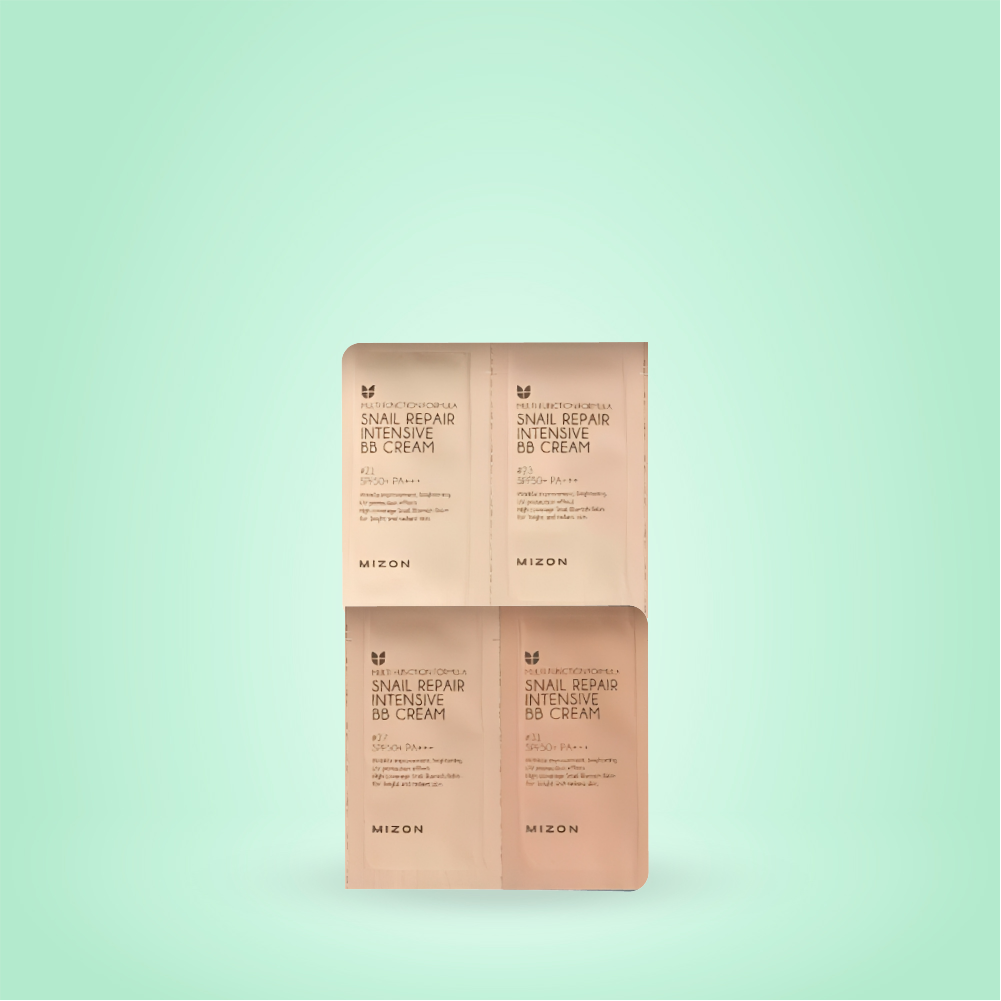 Mizon BB cream sachet shade 21,23,27,31