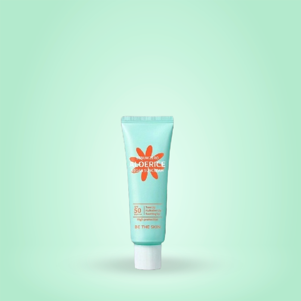 Be The Skin Sebum Zero Aloerice Vegan Sun Cream 50ml SPF 50+, PA++++