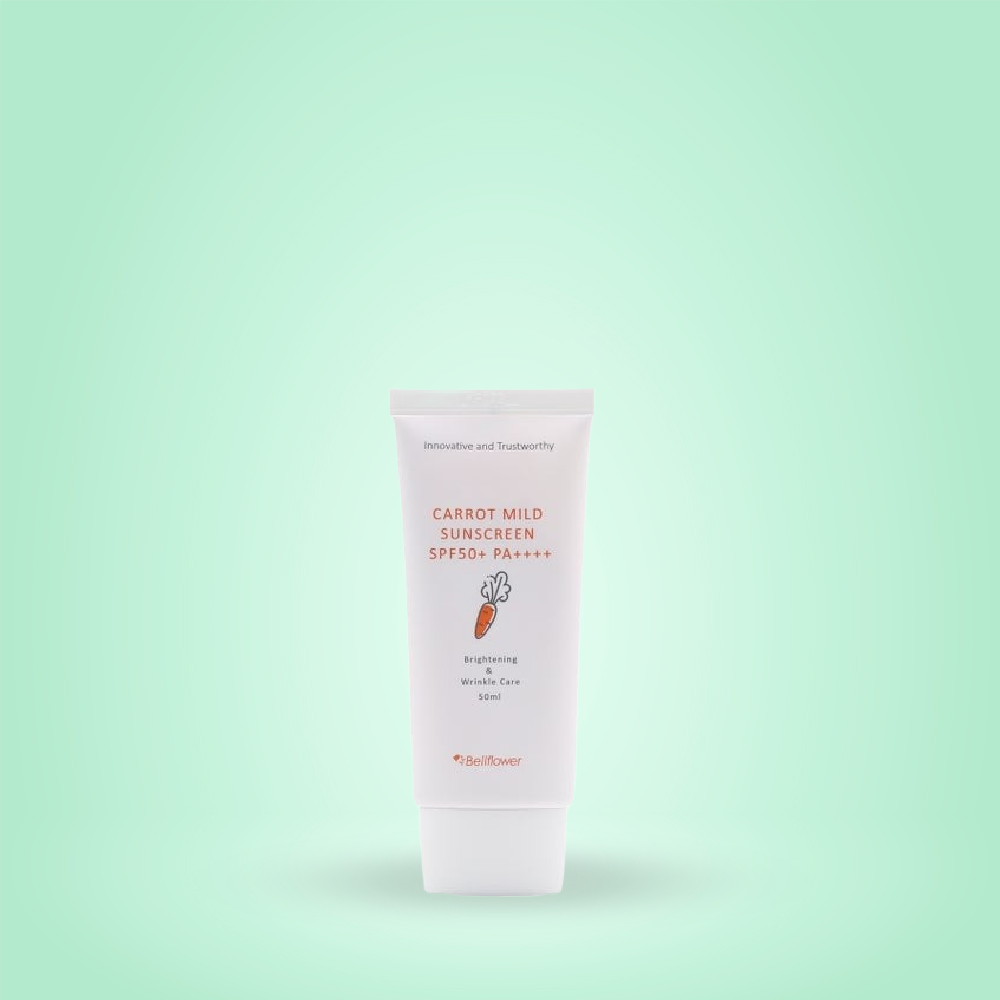 Bellflower Carrot Mild Sunscreen SPF50+/PA++++ 50ml